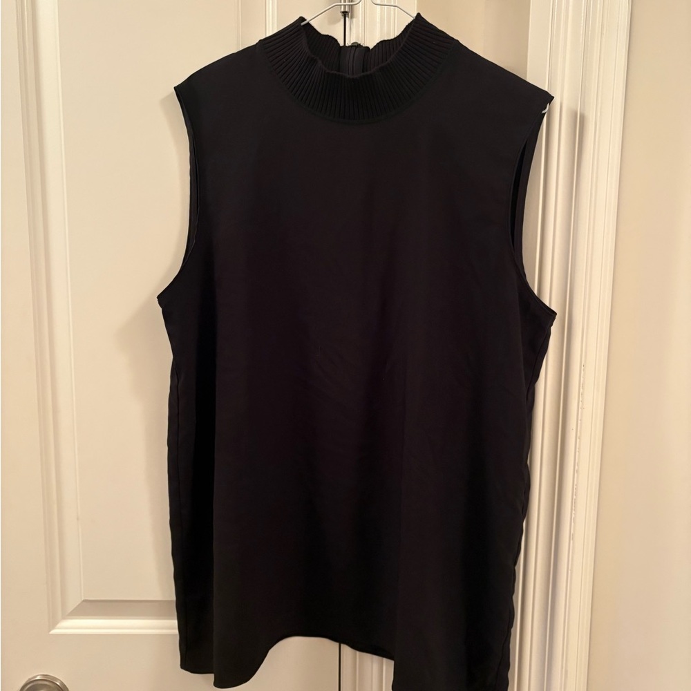 Sleeveless Black Top